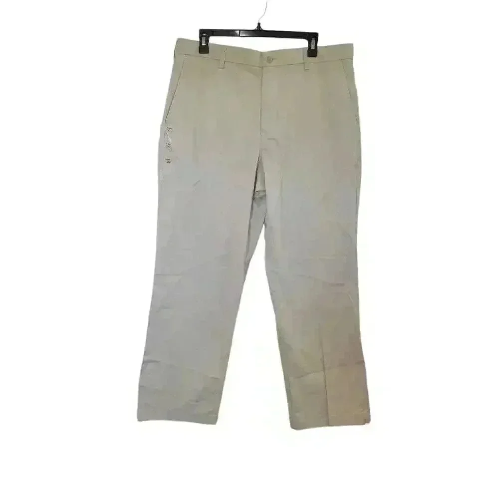 Croft & Barrow Men's Ivory Cotton/Poly/Spandex Classic Fit Chino Pants NEW